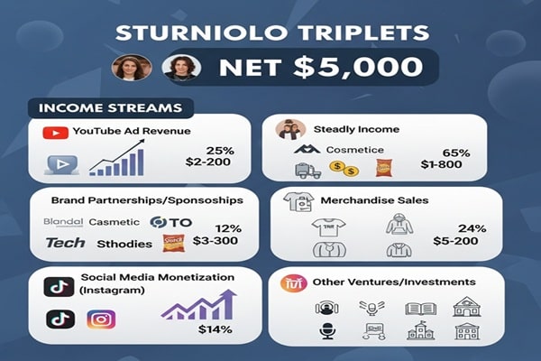 Sturniolo Triplets Net Worth: Breakdown of Their Income Streams